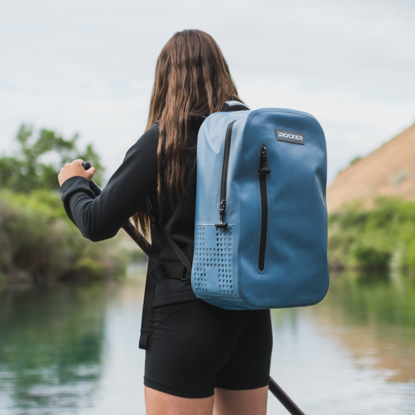 iROCKER small waterproof backpack close up  Lifestyle