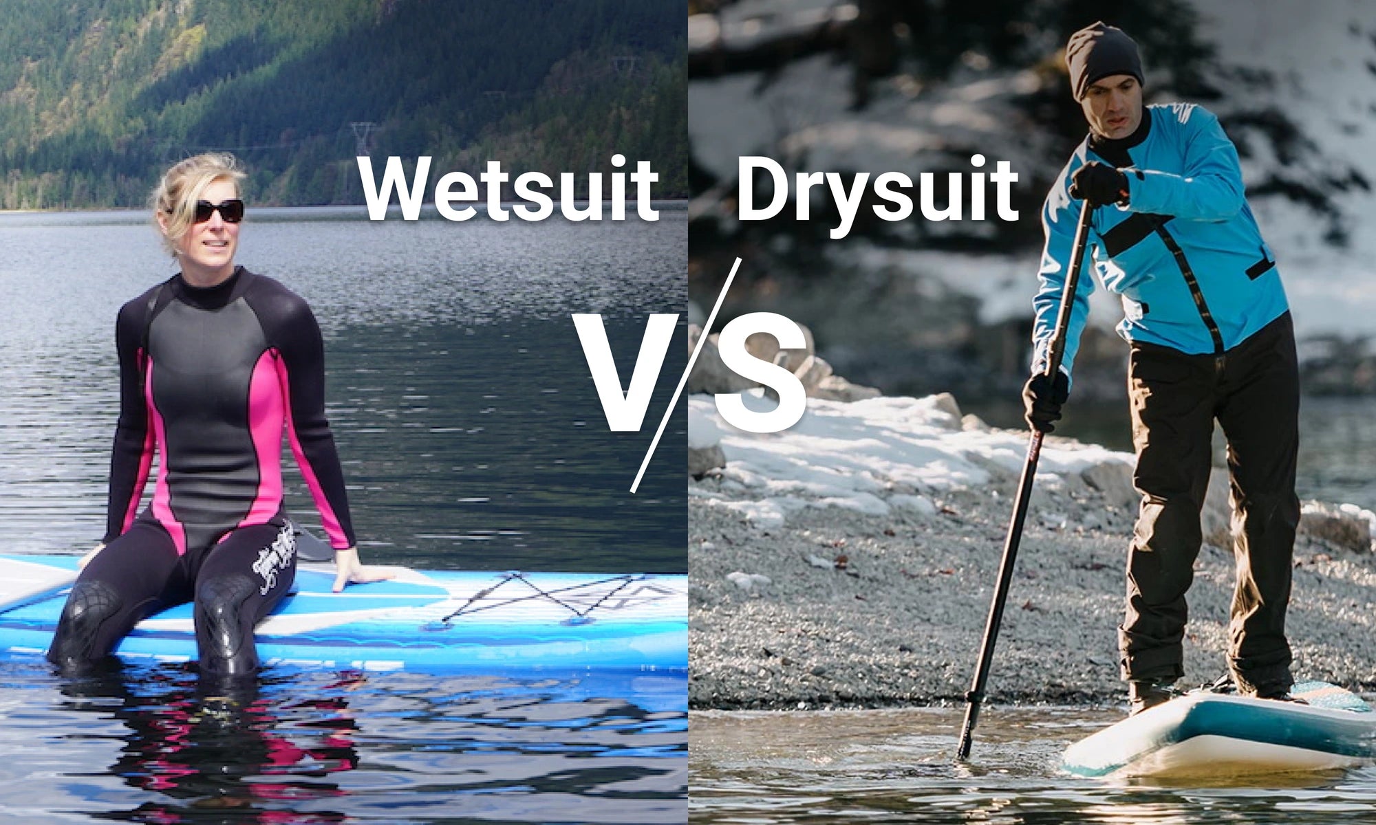 Cold water Kayak Fishing Wetsuit Vs. Drysuit for Big guys! They do