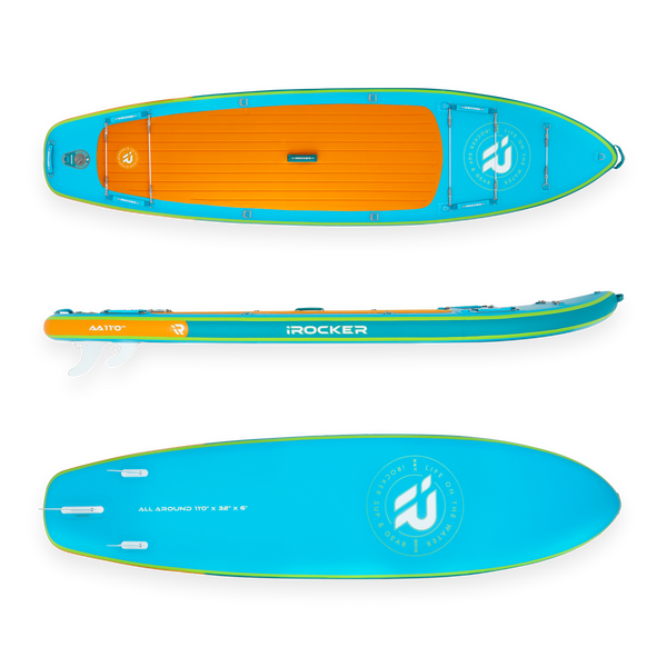 iROCKER ALL AROUND 11'  Teal Flow