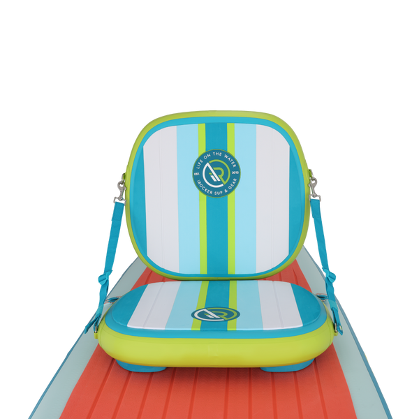 Inflatable Kayak Seat front view  Lifestyle