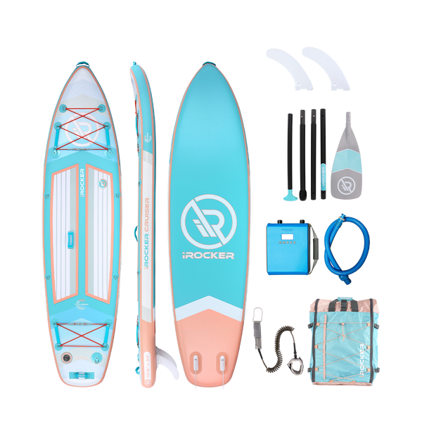 cruiser paddle board aqua, peach