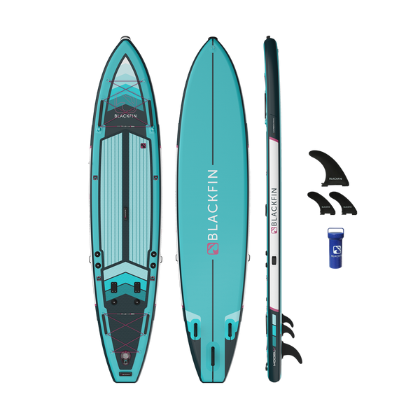 BLACKFIN MODEL V with accessories  Teal Fuchsia