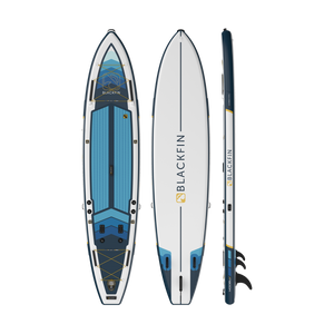 Blackfin Model V 12'6 Inflatable Paddle Board Blue Gold