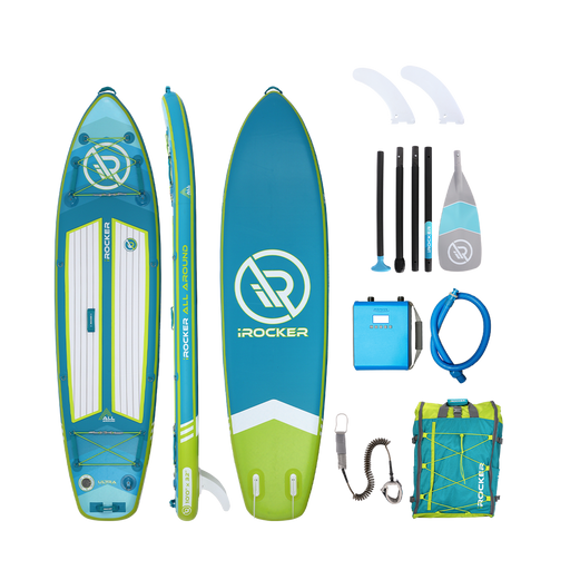 All around 10 ultra paddleboard teal, lime